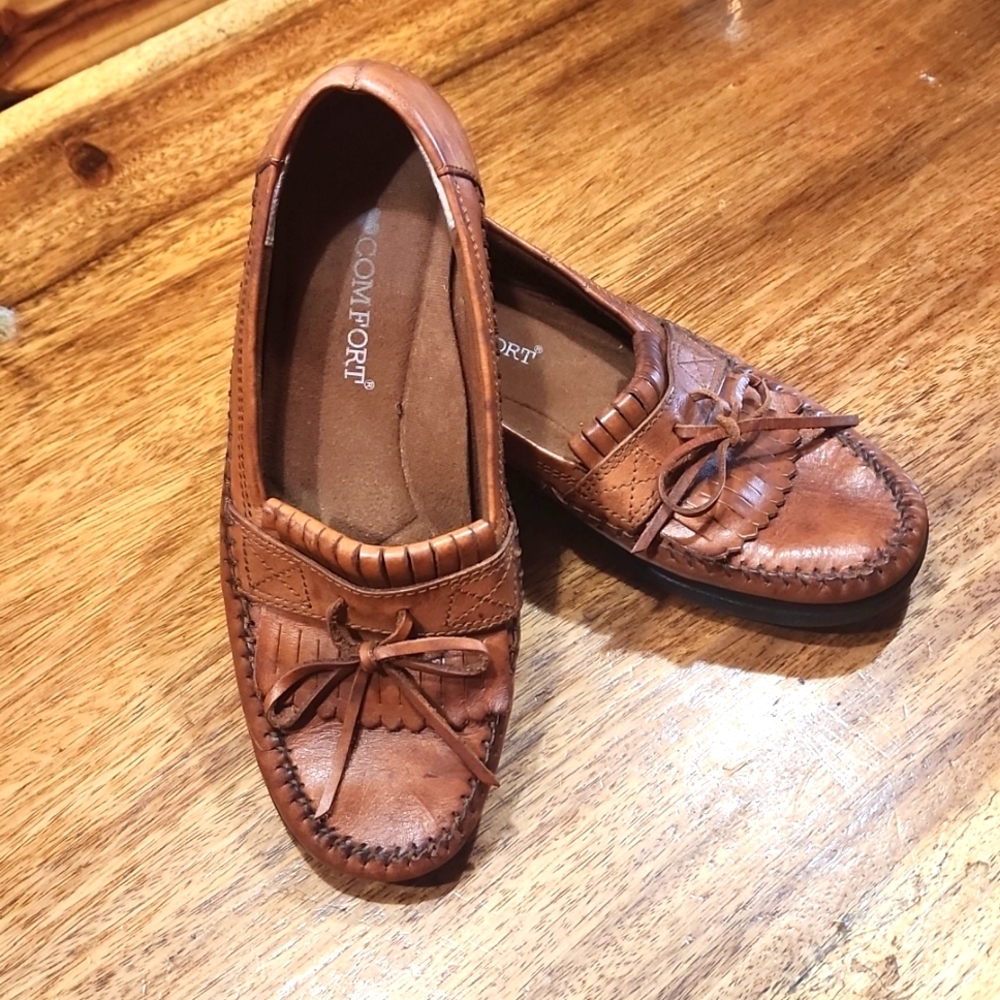 I Love Comfort Leather Shoes Size 8